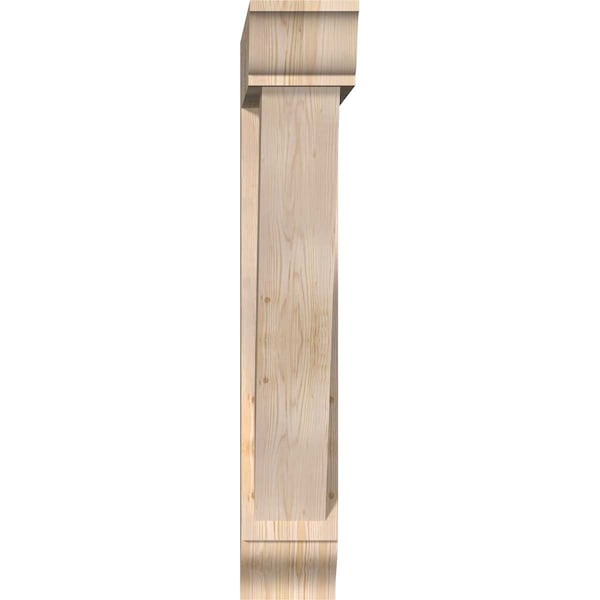 Traditional Traditional Smooth Bracket W/ Offset Brace, Douglas Fir, 7 1/2W X 36D X 44H